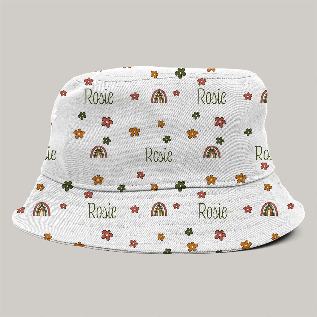 Personalised Rainbow Girl Fabric