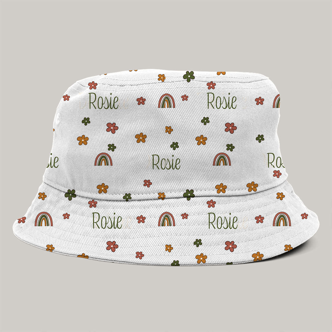 Personalised Rainbow Girl Fabric