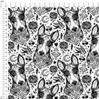 Tattoo Dog Fabric