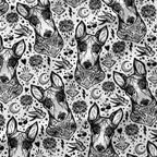 Tattoo Dog Fabric