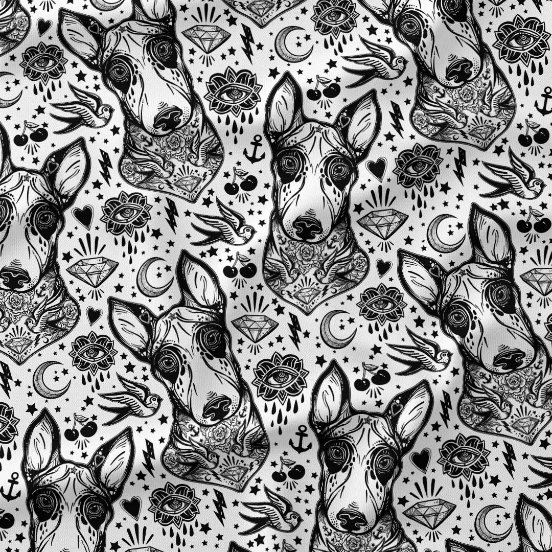 Tattoo Dog Fabric