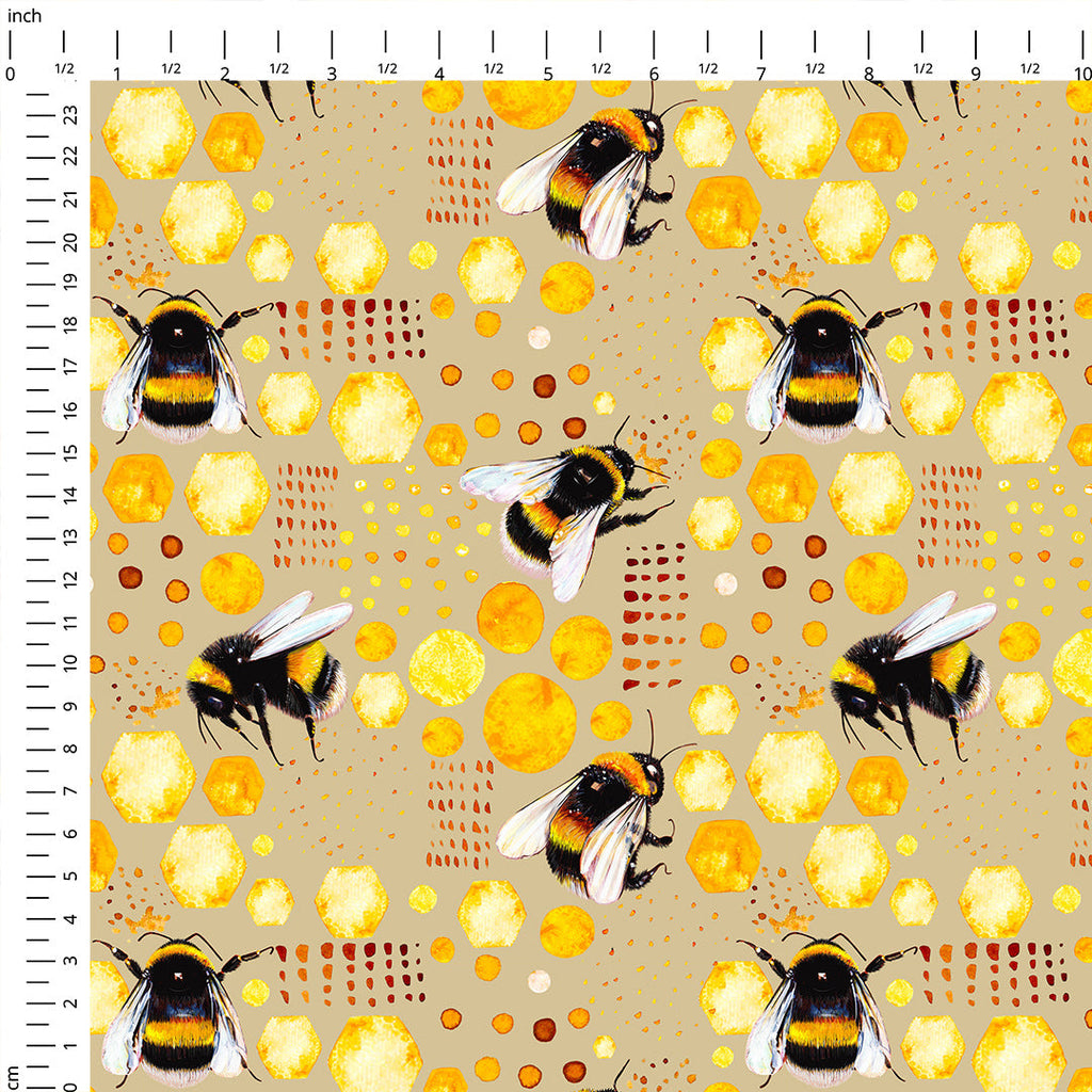 Bumble Bees Fabric