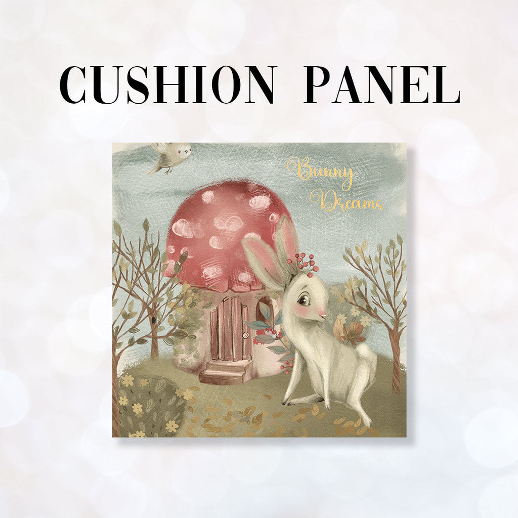 CUSHION Fabric Panel Bunny Dreams CP-1182