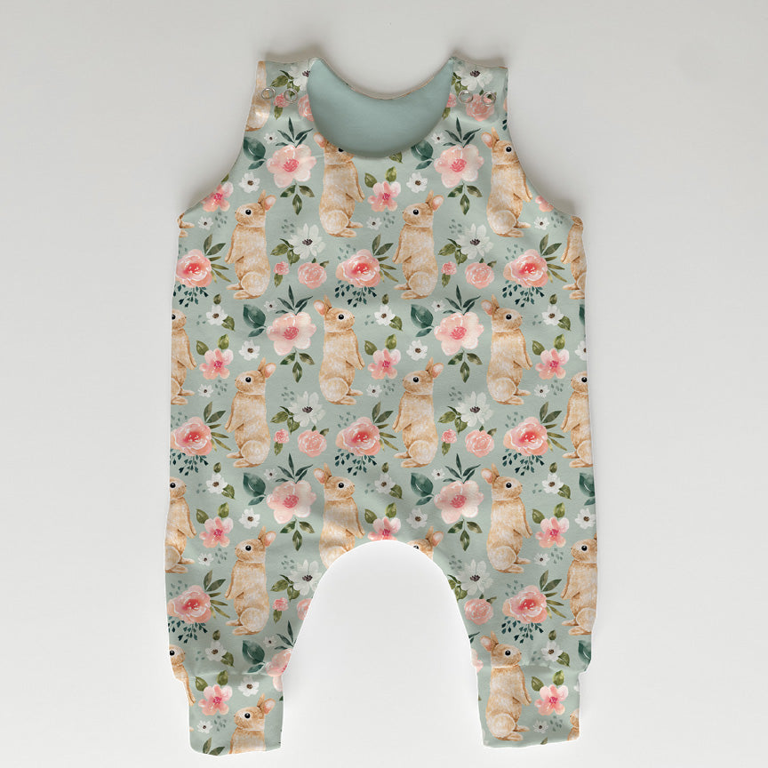 Spring Bunny Mint Fabric