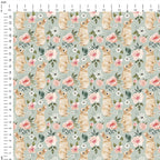 Spring Bunny Mint Fabric