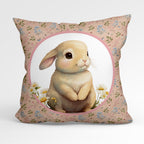 Woodland Bunny Cushion Panel Fabric