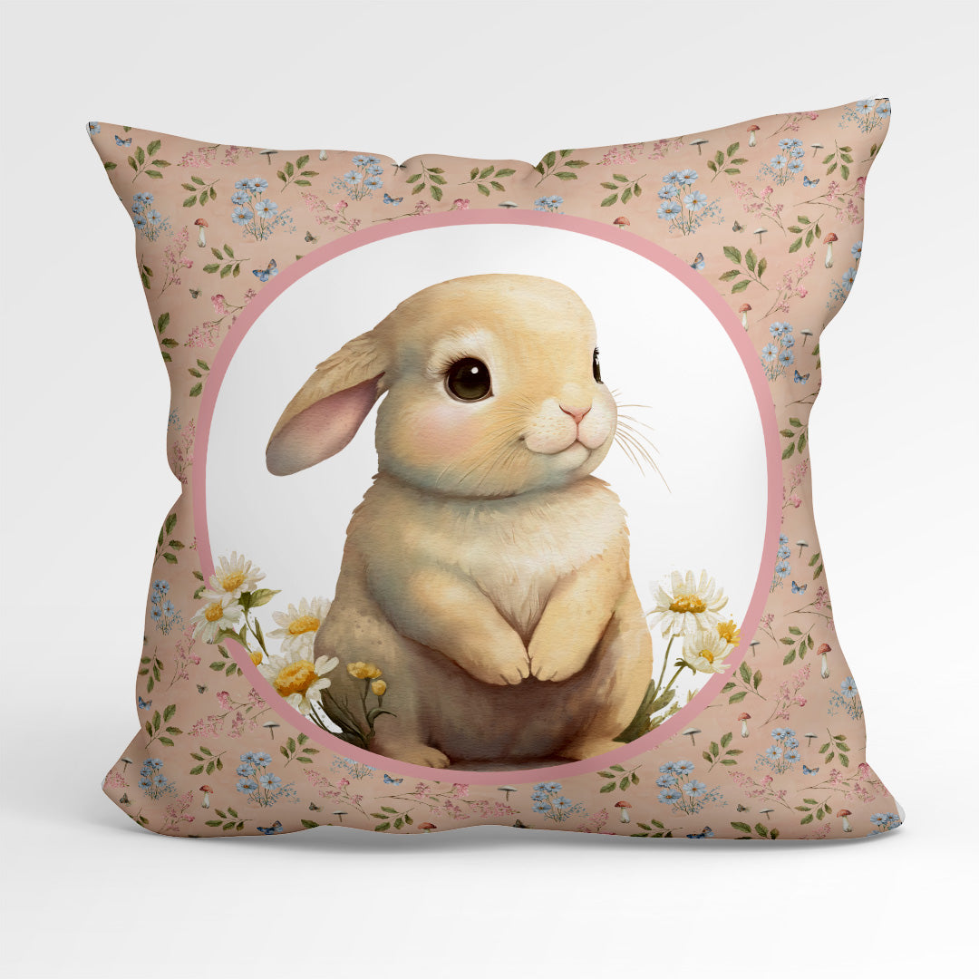 Woodland Bunny Cushion Panel Fabric
