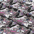 Bunny Skull Fabric