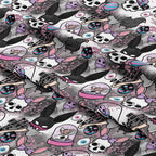 Bunny Skull Fabric