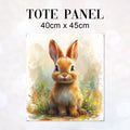 TOTE Fabric Bag Panel Cute Bunny Buttercup TP-300