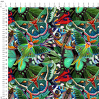 Gardens of Eden Butterfly Mosaic Fabric