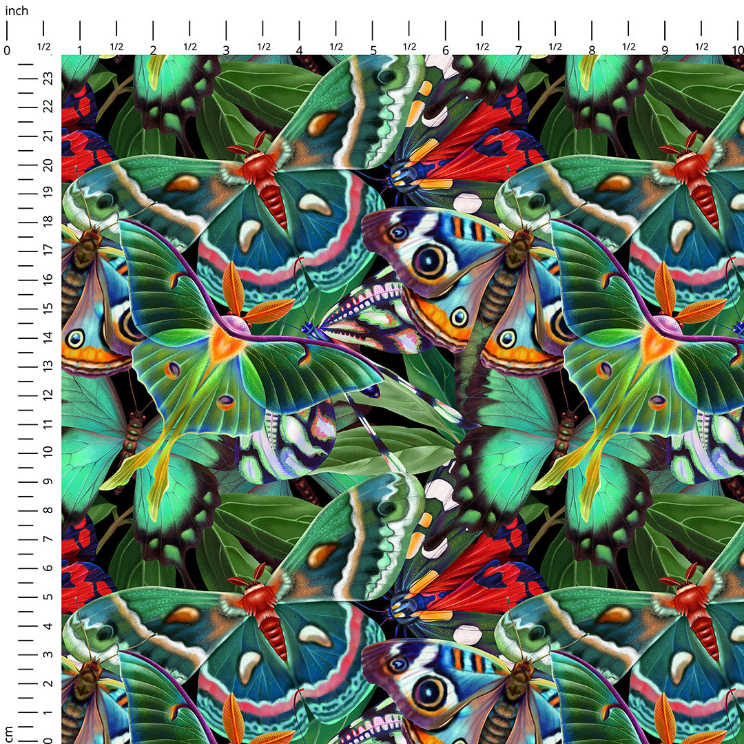 Gardens of Eden Butterfly Mosaic Fabric