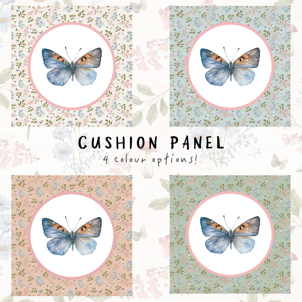 Woodland Butterfly Cushion Panel Fabric