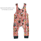 Santa's Little Helpers Candy Cane Fabric