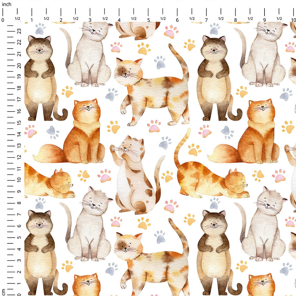 Cats Fabric
