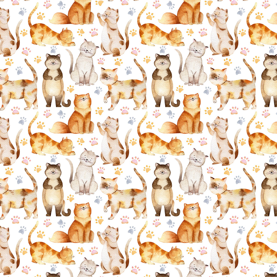Cats Fabric