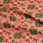 Christmas Gifts Peachy Fabric