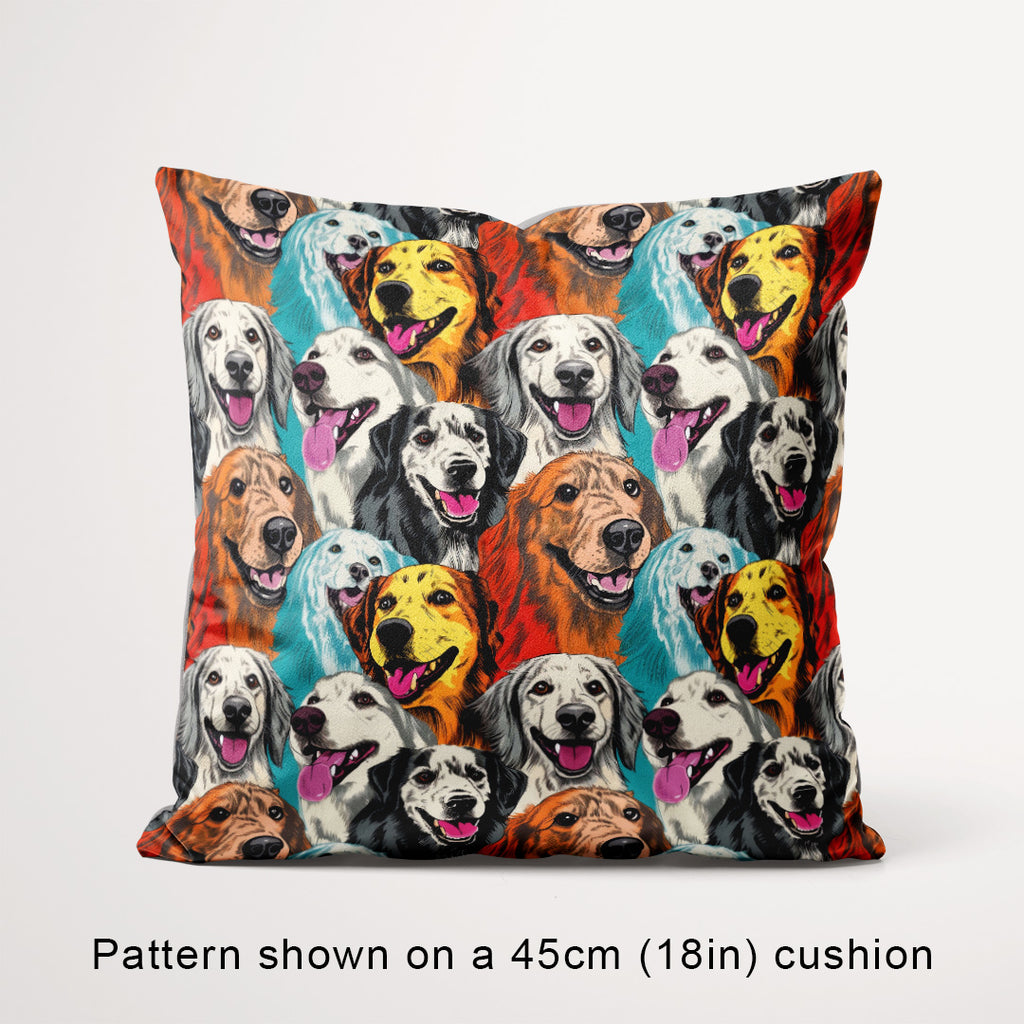 Colourful Dogs Fabric