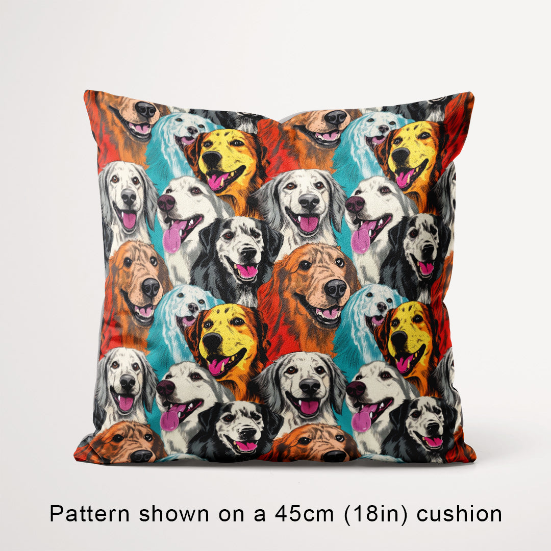 Colourful Dogs Fabric