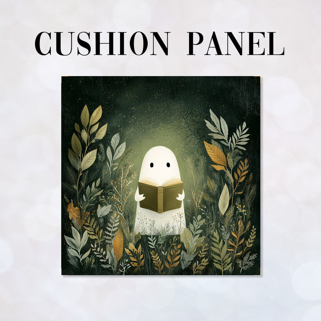 CUSHION Panel Bookish Forest Ghost CP-1001