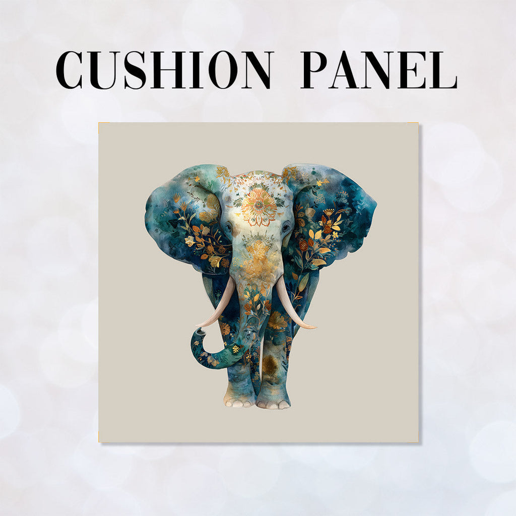 CUSHION Panel Botanic Elephant 1 CP-1077