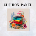 CUSHION Panel Colourful Books CP-1079