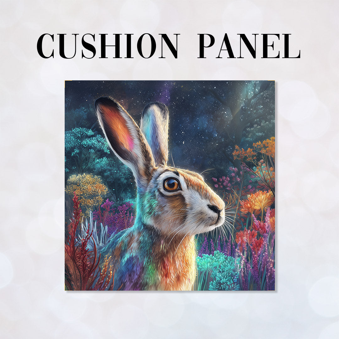 CUSHION Panel Colourful Hare CP-1080