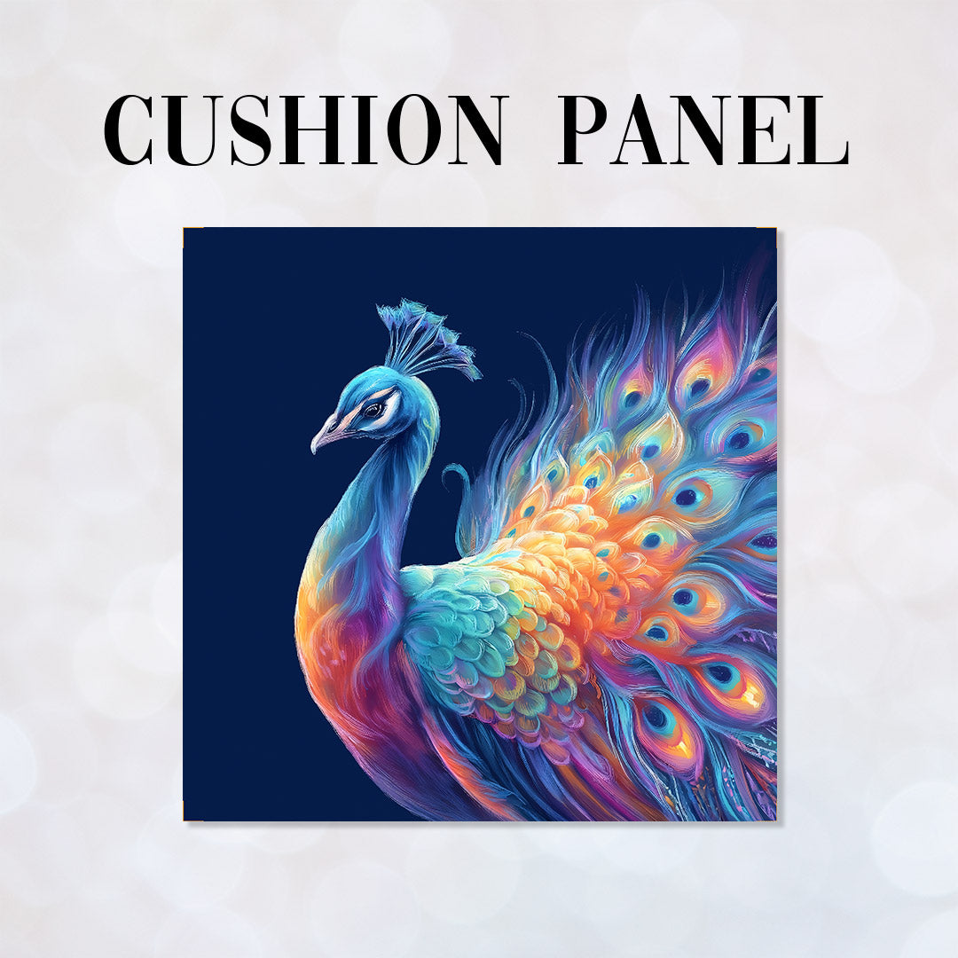 CUSHION Panel Colourful Peacock CP-1082