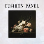 CUSHION Panel Horns and Roses CP-1007
