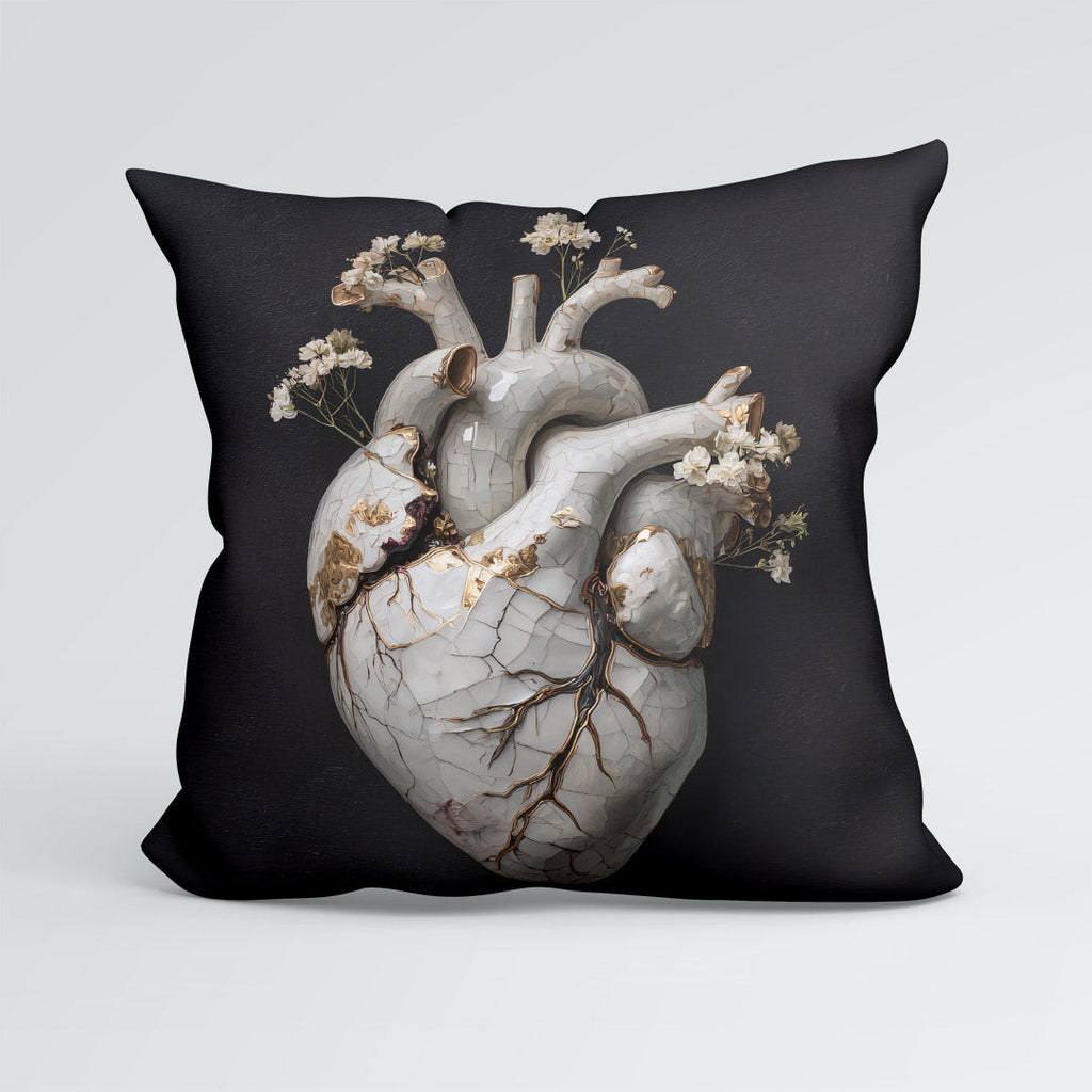 CUSHION Panel Porcelain Heart CP-1009