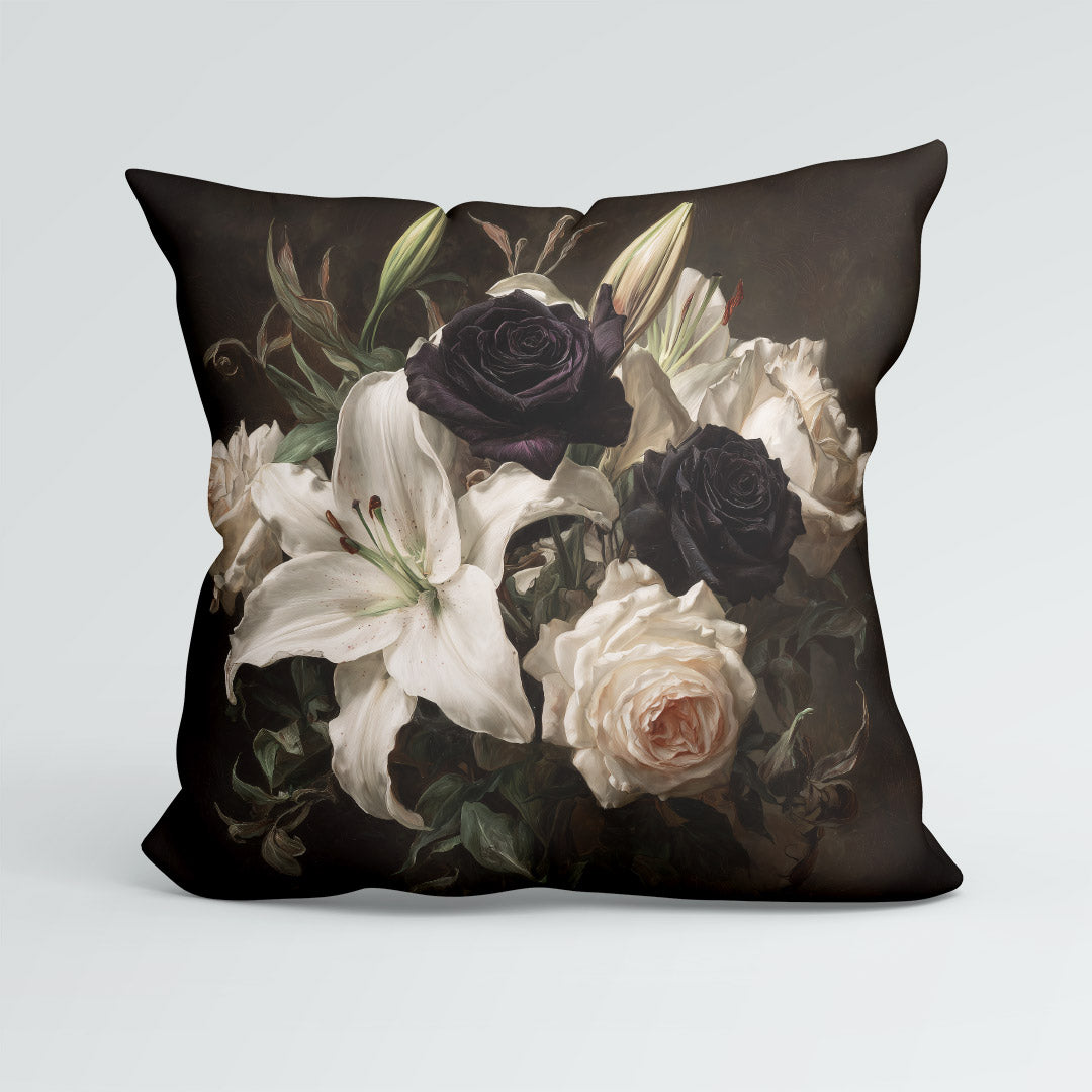 CUSHION Panel Dark Bouquet CP-1014