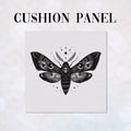 CUSHION Panel Moth Tattoo CP-1015
