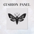 CUSHION Panel Moth Tattoo CP-1015