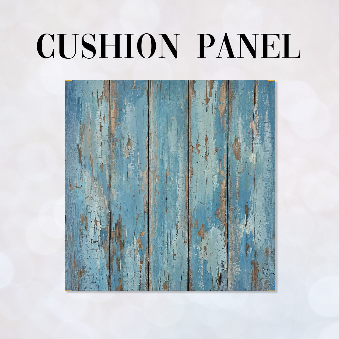 CUSHION Panel Floral Cow Blue CO-ORD CP-1019