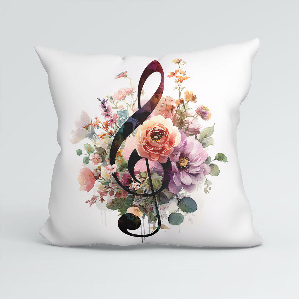 CUSHION Panel Floral Music Note CP-1021