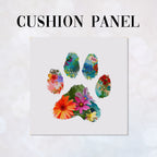 CUSHION Panel Floral Paw 1 CP-1022