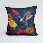 CUSHION Panel Hummingbird Painting CP-1025