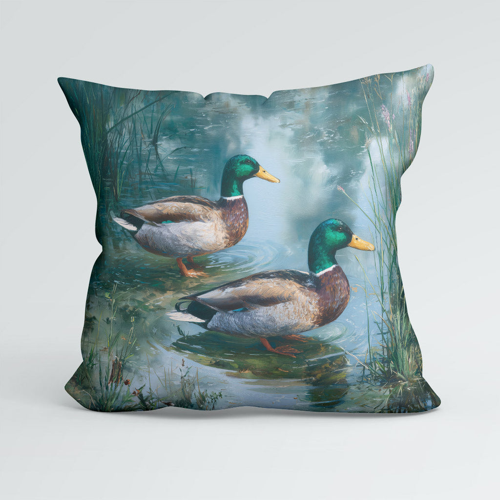 CUSHION Panel Mallard Ducks CP-1027