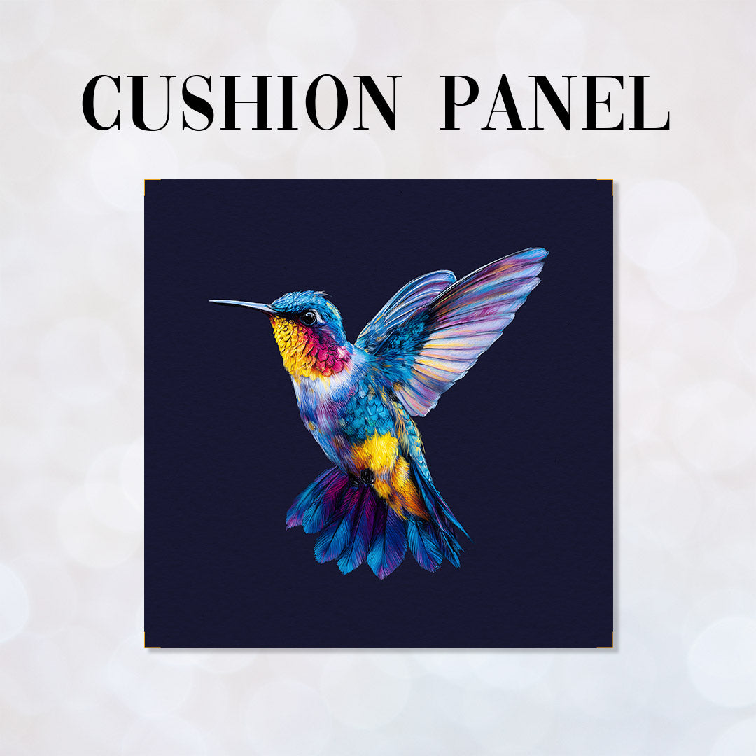 CUSHION Panel Pastel Hummingbird CP-1034