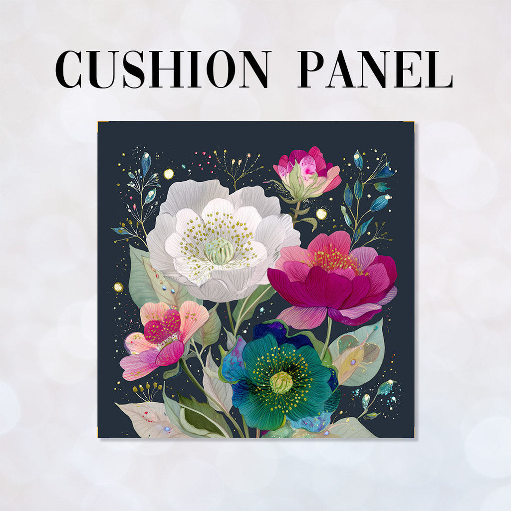 CUSHION Panel Twilight Floral CP-1044