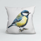 CUSHION Panel Watercolour Great Tit CP-1046