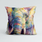 CUSHION Panel Watercolour Elephant CP-1099