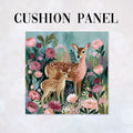 CUSHION Panel Mum and Baby Deer CP-1102
