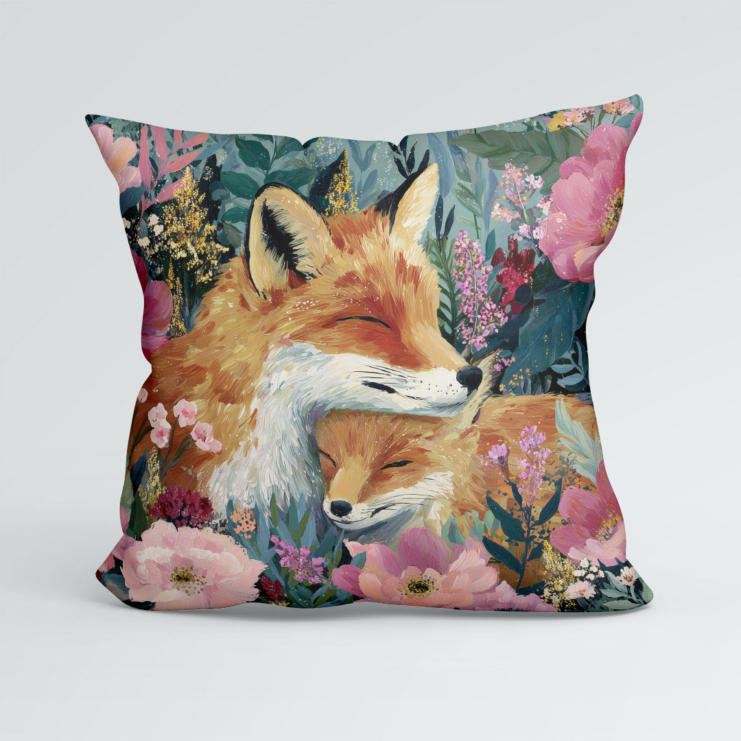 CUSHION Panel Mum and Baby Fox CP-1103