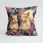 CUSHION Panel Mum and Baby Squirrel CP-1104