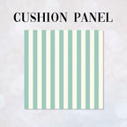 CUSHION Panel Mint Stripes CP-1108