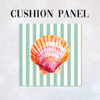 CUSHION Panel Shell 1 Mint Stripes CP-1115