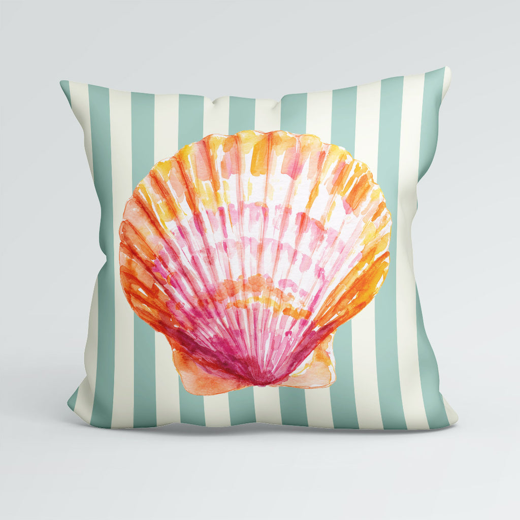CUSHION Panel Shell 1 Mint Stripes CP-1115