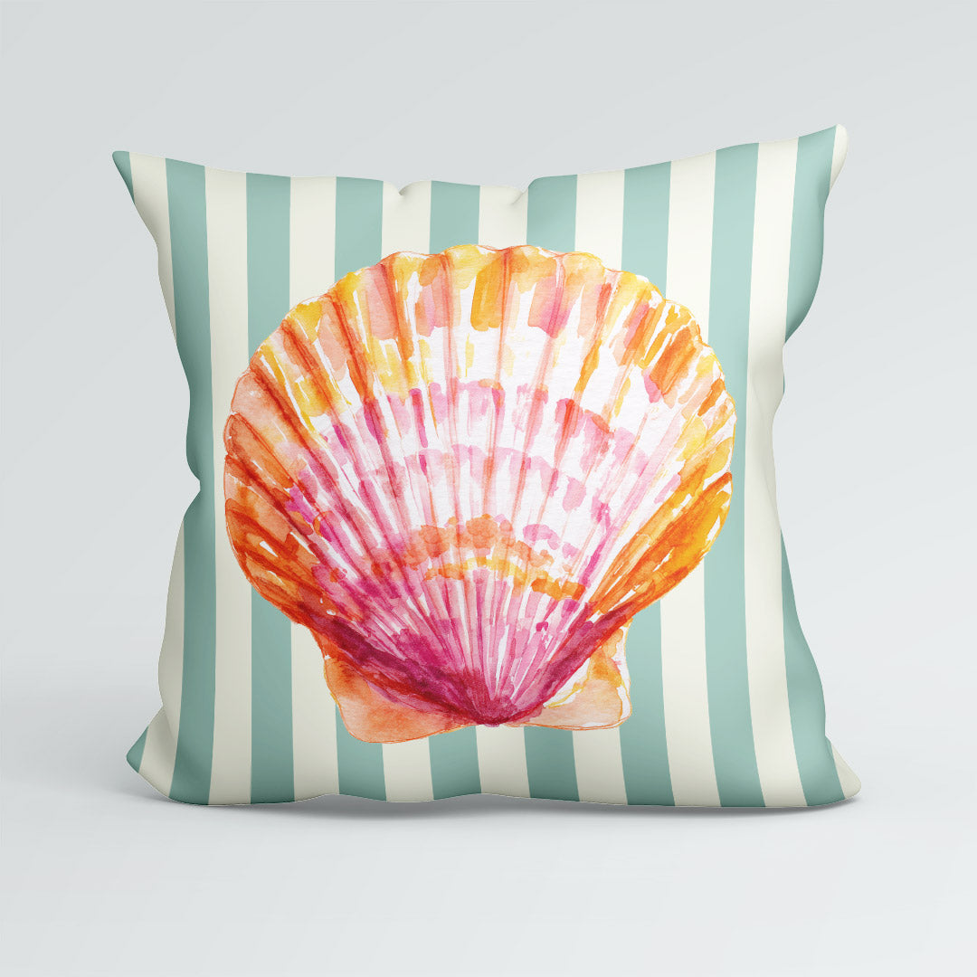 CUSHION Panel Shell 1 Mint Stripes CP-1115
