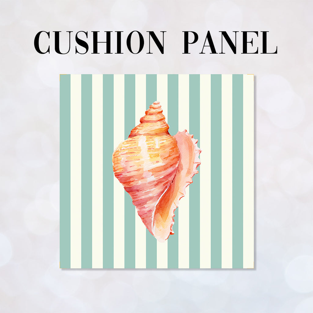 CUSHION Panel Shell 2 Mint Stripes CP-1116